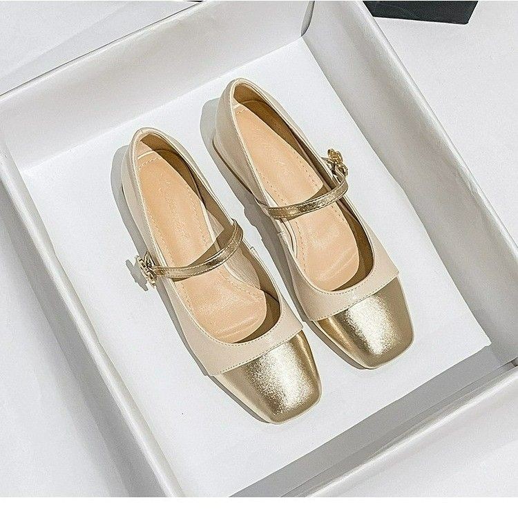 รองเท้าส้นแบน Soft-Soled Peas Shoes สไตล์ใหม่ Anti-Slip Slip-On เวอร์ชั่นเกาหลี