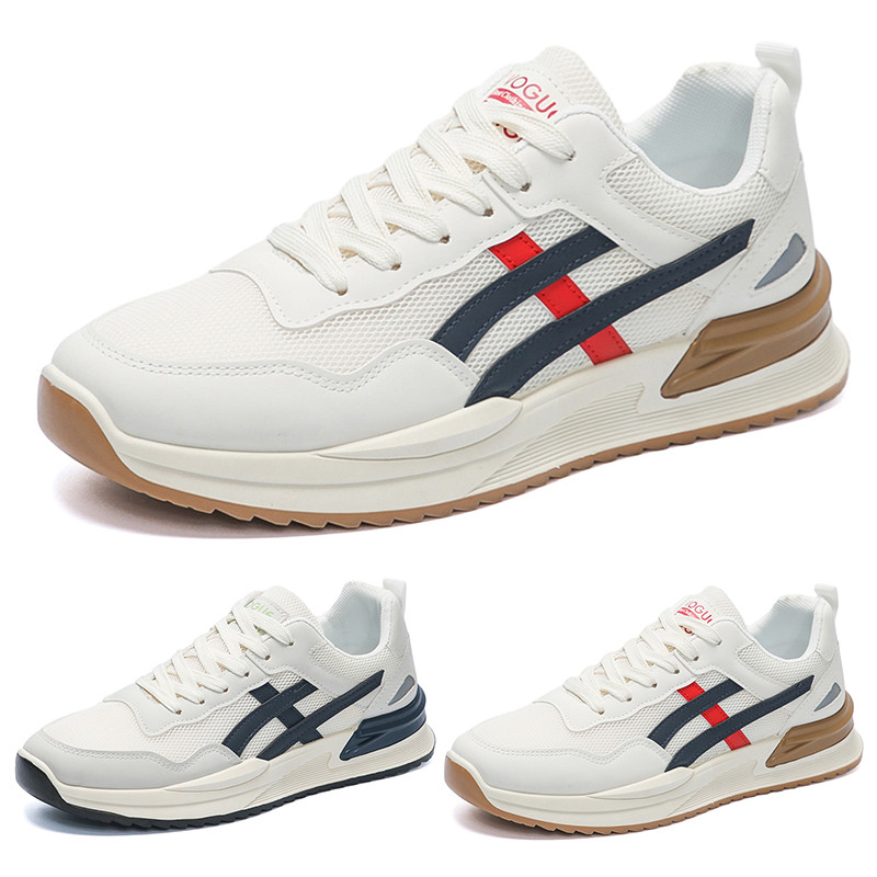 รองเท้าผู้ชายกีฬารองเท้าหนา Soled ความสูง-รองเท้ารองเท้าสบายๆรองเท้าแฟชั่น All-Match รองเท้ากลางแจ้งรองเท้าเดินป่านุ่ม @-