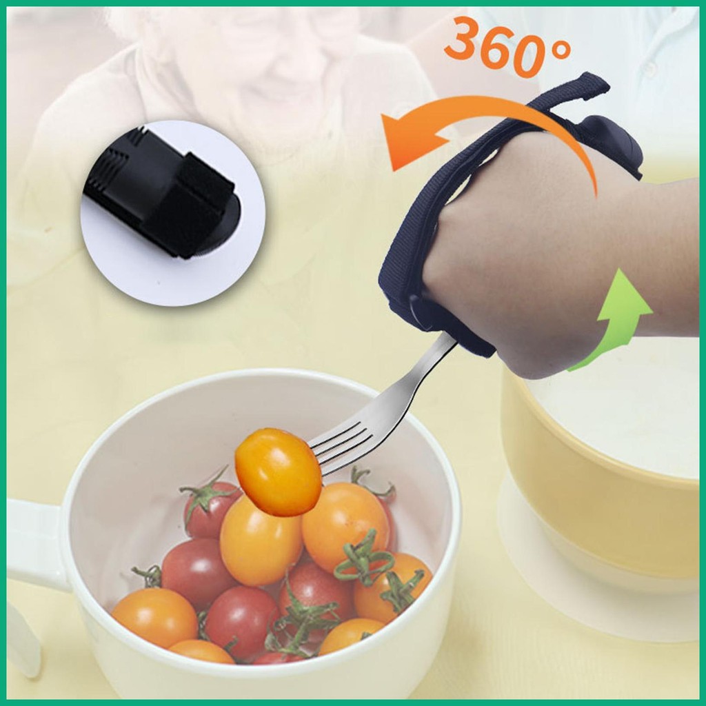 Adaptive Utensils สําหรับ Hand Tremors 3X ผู้สูงอายุกินเครื่องครัวสําหรับมือ Tremors ชุดช้อนสแตนเลส 