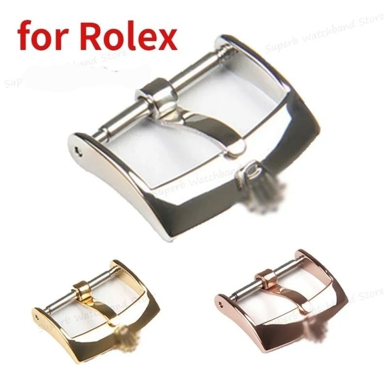 Rolex Buckle 16mm 18mm Buckle สําหรับสายหนังนาฬิกา Rolex