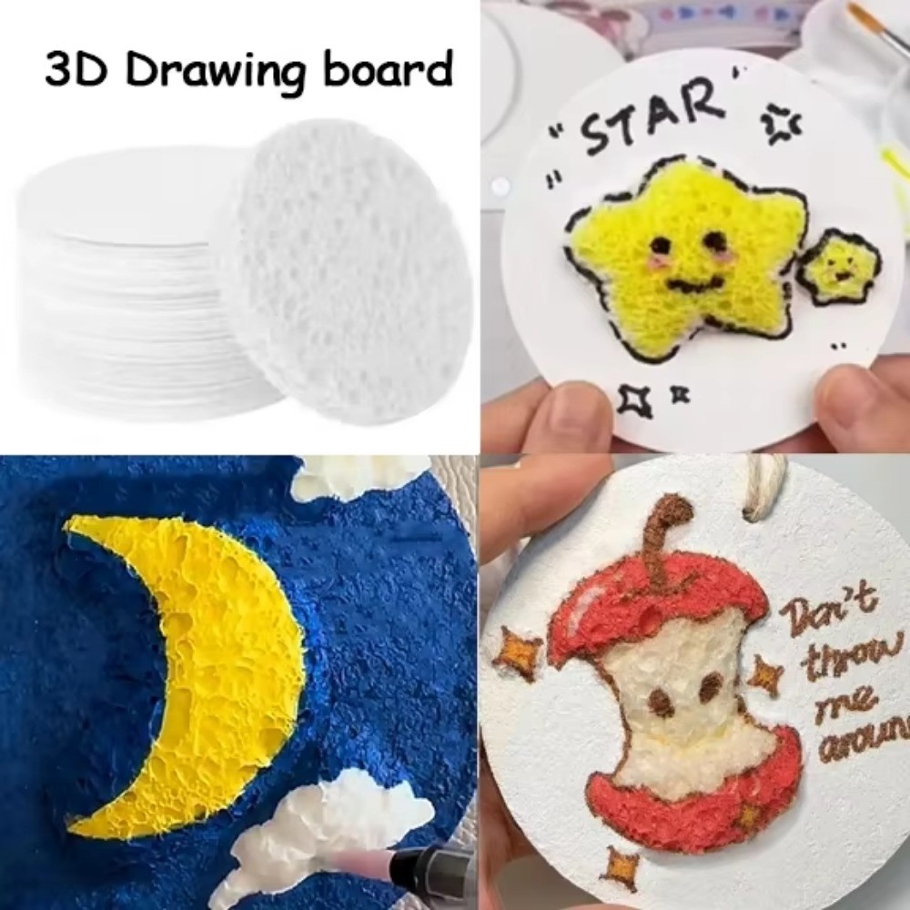 10 ชิ้น 3D ผ้าใบเด็ก DIY ภาพวาดกระดาษ Puffy Texture กระดาษ Magic 3D Art กระดาษสําหรับเด็ก DIY ภาพวาด ราคา ถูกที่สุด ดีลบีเคเค รูปภาพหลัก