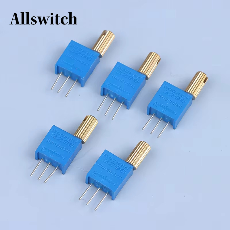 10/5/2 ชิ้น 3296W Potentiometer ด้ามยาว Multi-turn ปรับ Potentiometer