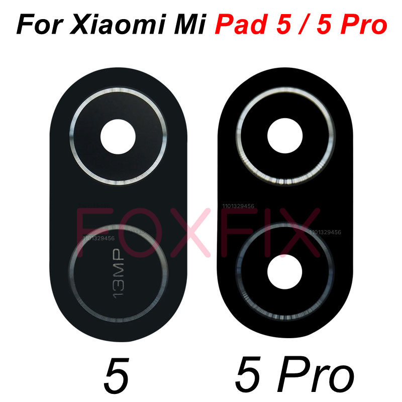เลนส์กล้องด้านหลังสําหรับ Xiaomi Mi Pad 5 Pro Mi Pad5 เปลี่ยนอะไหล่ซ่อม + กาวกาว