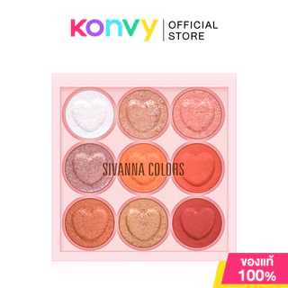 SIVANNA Colors Sweet Eye Palette 13g ซีเวนน่า พาเลทอายแชโดว์ 9 เฉดสี