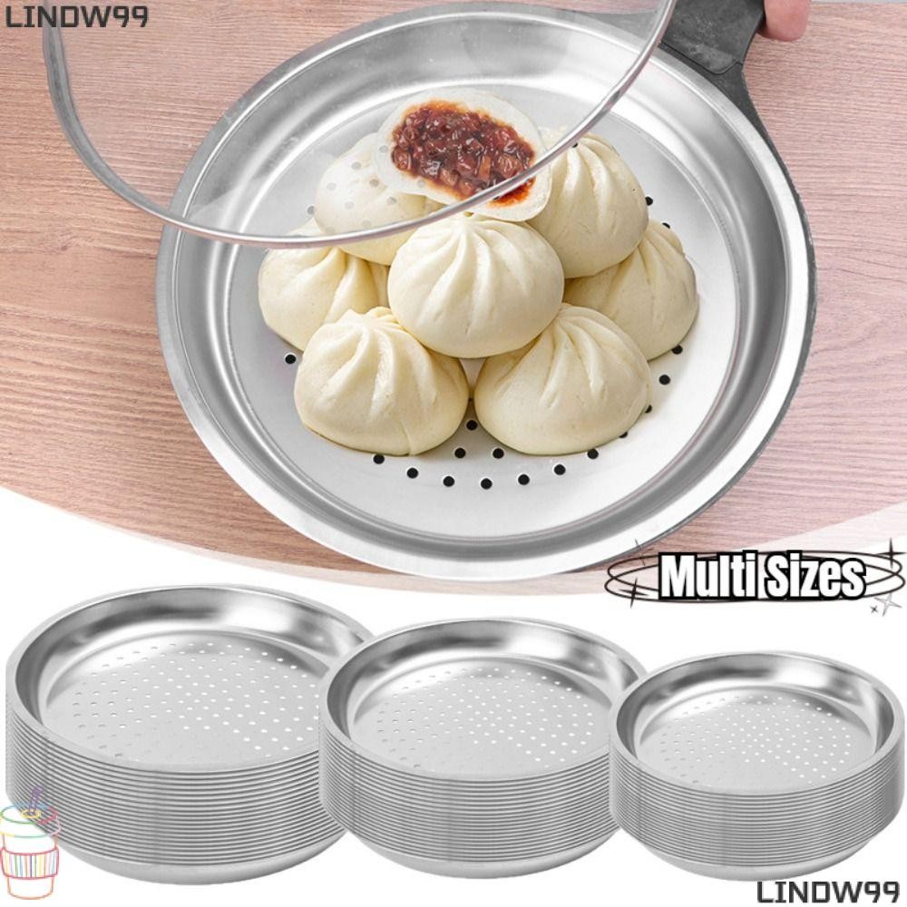 Lindw99 28/30/32/34 ซม.ถาดนึ่ง,สแตนเลสทําอาหาร Gadgets Steamer,เกี๊ยวปลาหนากระทะครัว