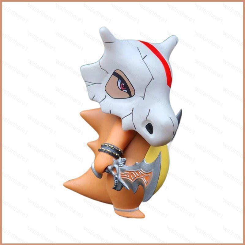 Jason Pokemon Action Figure Cubone Cos God of War Kara genie อาวุธตุ๊กตาของเล่นสําหรับเด็กคอลเลกชันเ