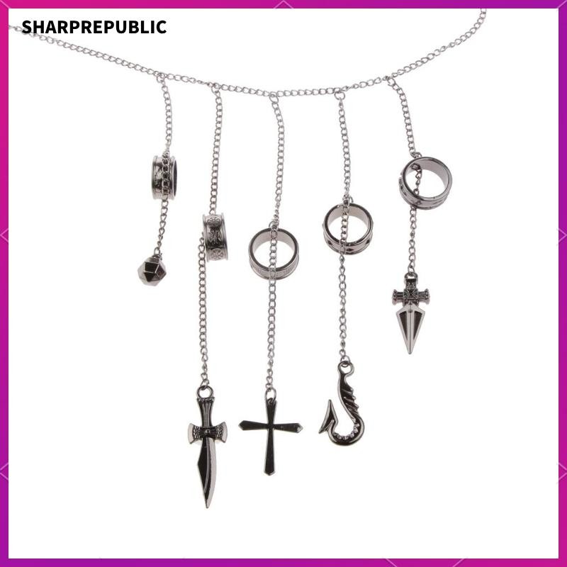 [SHARPREPUBLIC] Kurapika 5 กําไลข้อมือคอสเพลย์ พร้อมจี้ นักล่าเต็มเวลา Jiela Picca Penta Finger Chai