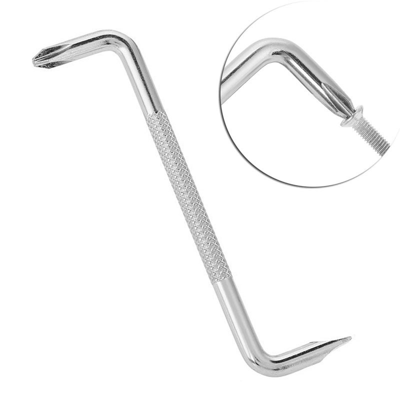 FARYPOKTZ ประเภท 6 มม. Slotted Cross ไขควงเคล็ดลับสกรูไดร์เวอร์ซ่อมเครื่องมือสองหัว