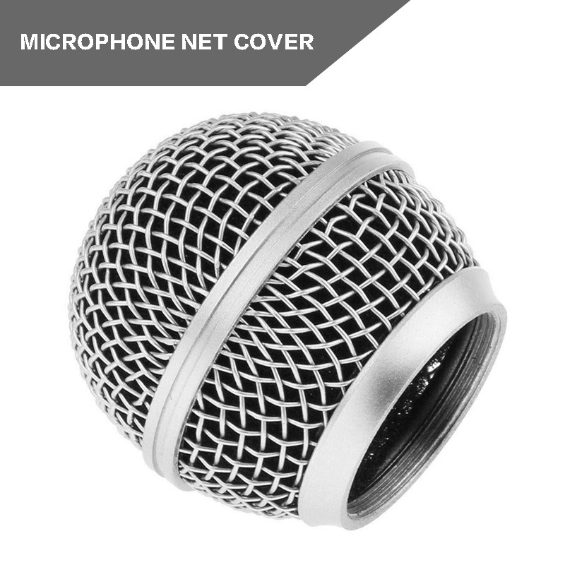 ไมโครโฟนเปลี่ยน Grille ตาข่ายสําหรับ Shure SM58 SM58LC SM58SK SM58S