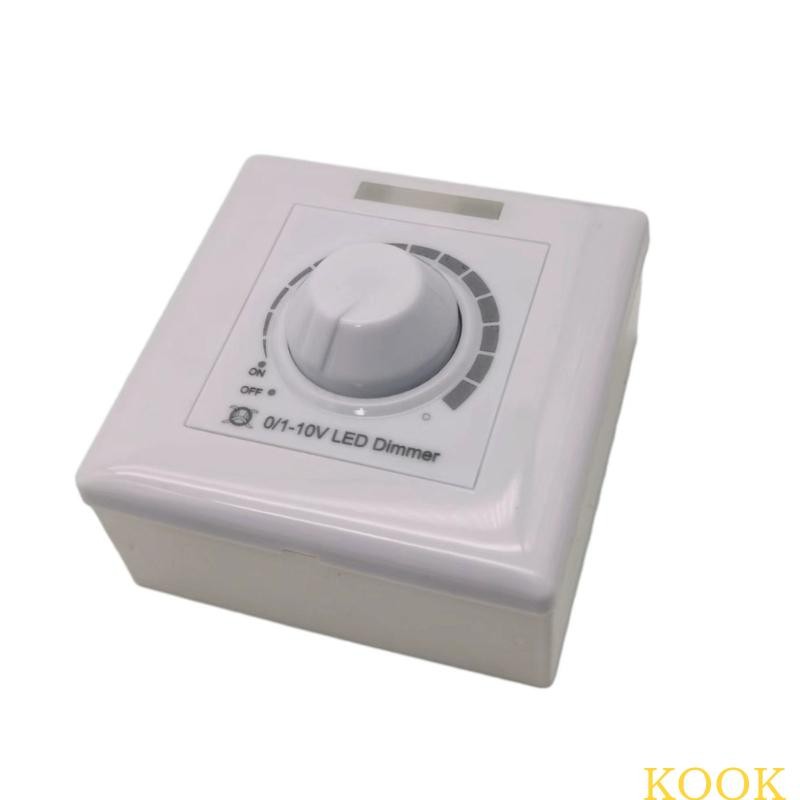 Kook 0-10V ไฟ Dimmer สวิทช์ไส้โคมไฟปรับความสว่าง Controller LED โคมไฟ Rotary Knob Dimmer สวิทช์