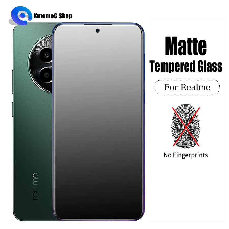 Matteกระจกนิรภัยสําหรับrealme 13 12 11 10 9 9i 8 8i 7 7i Pro Plus 4G 5G Frostedป้องกันหน้าจอ