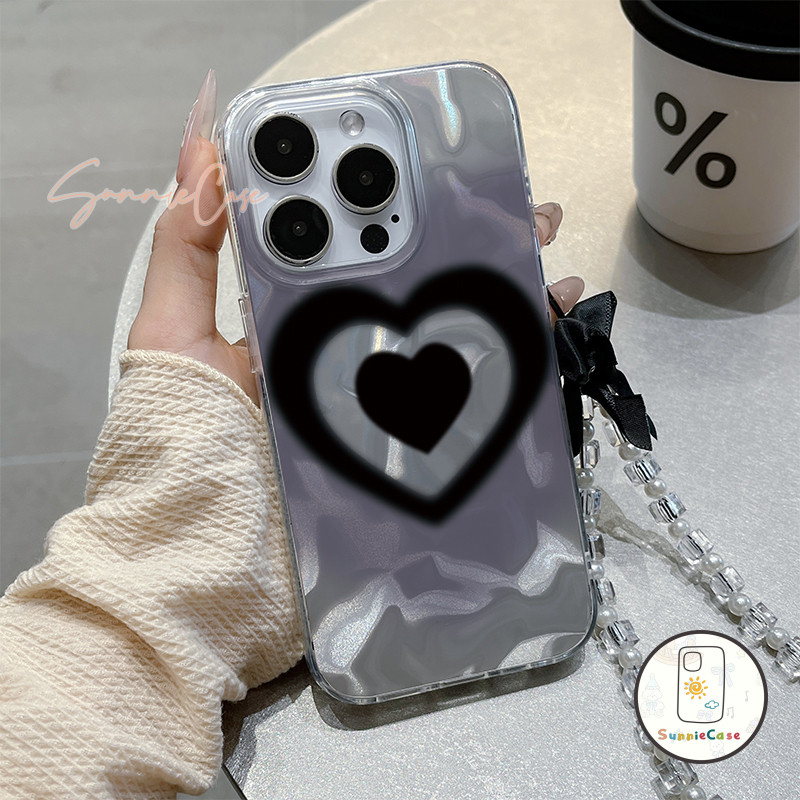 เคสไอโฟน สำหรับ เคส IPhone 16 12 13 14 15 11 Pro Max 8 6 6S 7 Max X XS XR Plus SE เจ๋ง ความรัก ระลอกน้ำ ซอฟต์แวร์ เคส