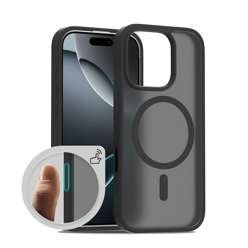 เหมาะสําหรับ ไอโฟน 16 มือโปร แบบไดนามิกปุ่มกล้องเคสโทรศัพท์ 16 ผิว การตรวจจับ ฝาครอบป้องกันแม่เหล็กใหม่การควบคุมแบบสัมผัส