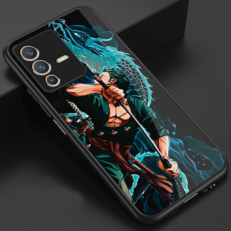 เคสกระจก VIVO V23 5g V23pro 5g เคสกระจกนิรภัยฮาร์ดฝาหลังขอบซิลิคอนอ่อน ราคา ถูกที่สุด ดีลบีเคเค แกลเลอรีภาพที่ 4
