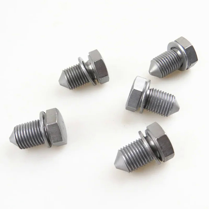 5Pcs Tank Bottom Oil Drain Plug Bolt & Gasket N90813202 N90 813 202 For A3 A4 A6 Q5 Q7 TT VW Beetle 
