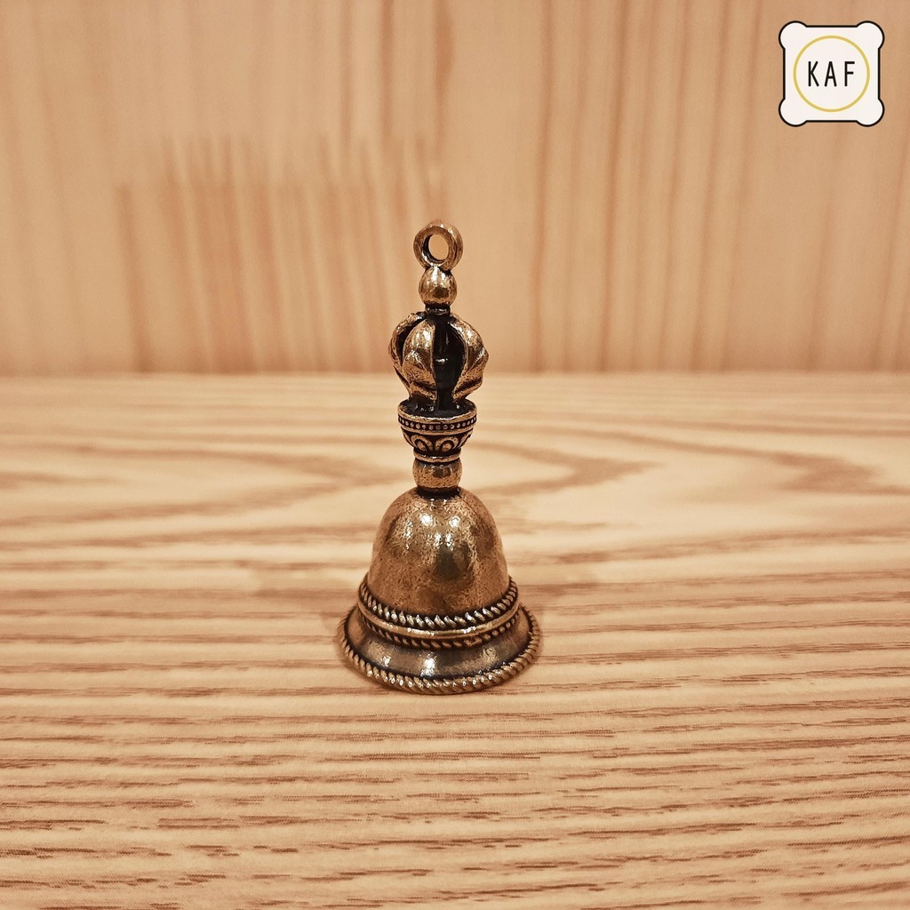 กระดิ่งลมทองเหลืองเสริมศรัทธา บูชาพระพิฆเนศและองค์เทพ เสียงใสเสริมมงคล นำพาความสุขและความสำเร็จ bell01 - รูปที่ 3