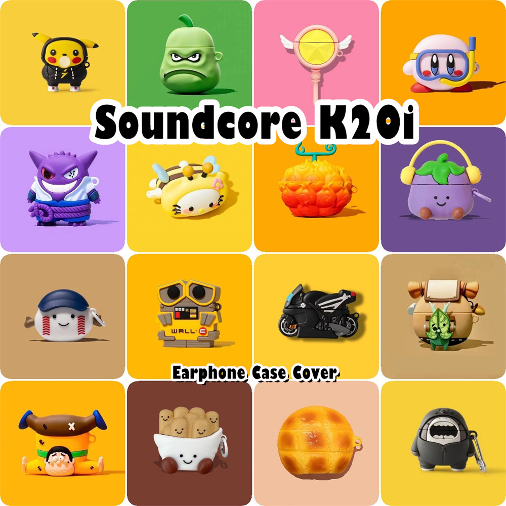 【Case Home】นําไปใช้กับ Soundcore K20i เคส Case เคสหูฟัง การ์ตูนน่ารัก ซิลิโคนนุ่ม เคส เคสหูฟัง NO.3
