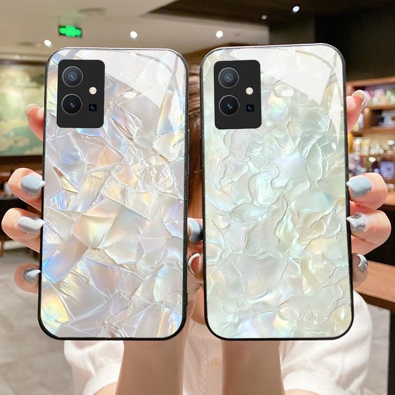 เหมาะสำหรับ VIVO Y75 5G Y75 4G Y75S Y72 Y73 Y76 Y7s Y85 Y89 กรณีโทรศัพท์ใหม่เคส Indah Dazzle