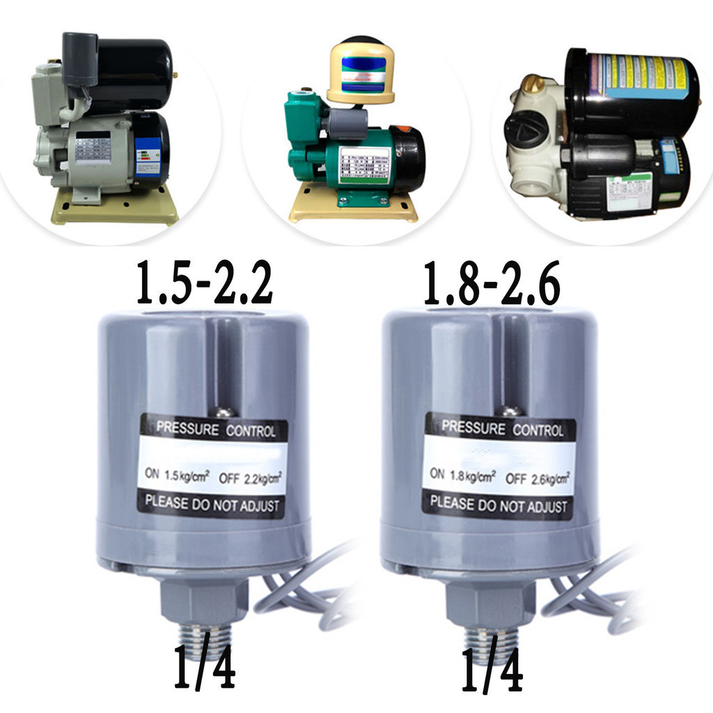 MOVATEK ปั้มน้ํา 220V ปั้มน้ํา pressure switch hitachi 1/4นิ้ว 1.5-2.2kg/1.8-2.6kg