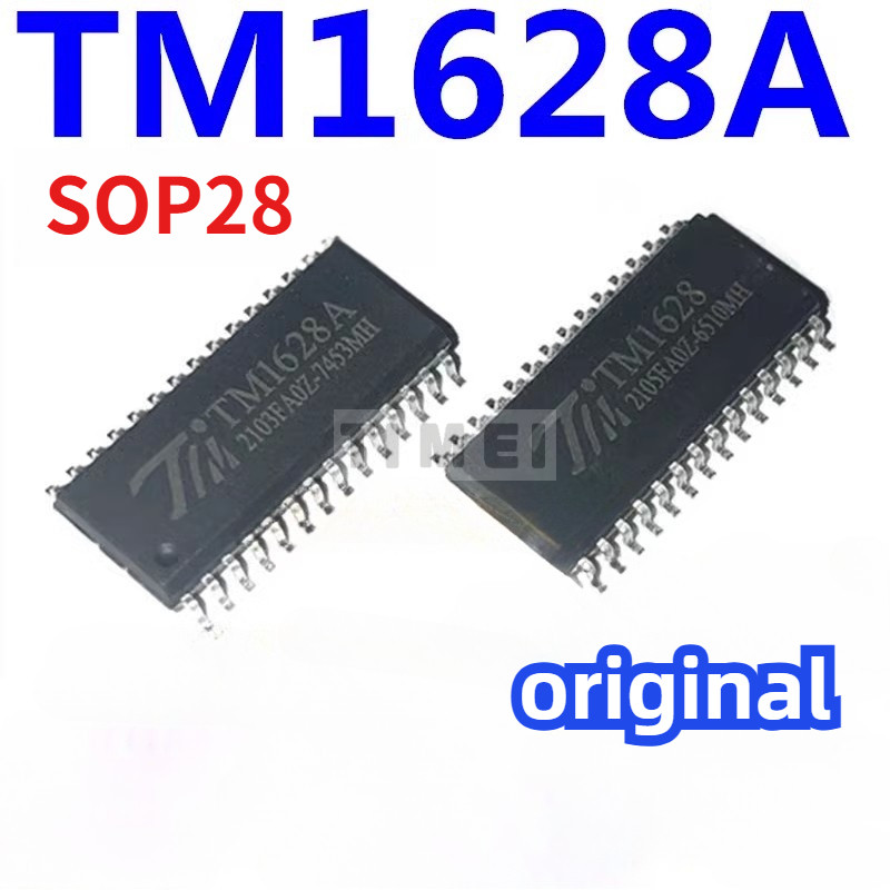 10/5 ชิ้น TM1628A TM1628 SOP28 จอแสดงผล LED Segment Driver IC เตาแม่เหล็กไฟฟ้าชิป