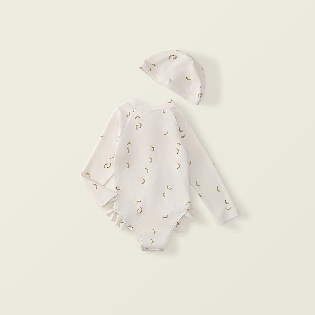 Hania Kids ชุดว่ายน้ำ ลายดอกไม้ สำหรับเด็กผู้หญิง - K4125196 K4125258 K4125259 รูปที่ 4