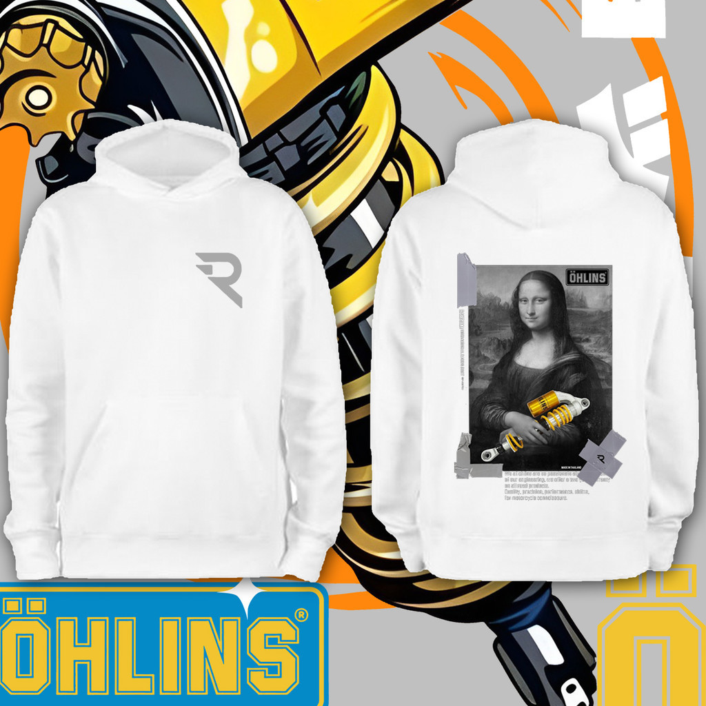🏆 HOT 2025 เสื้อฮู้ด OHLINS x Mona Lisa เท่มาก...Made in Thailand คุณภาพเยี่ยม man