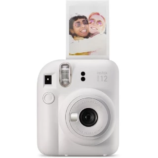 FUJIFILM กล้องอินสแตนท์ รุ่น INSTAX MINI 12 สี CLAY WHITE