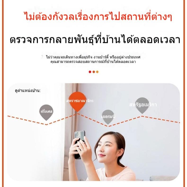 Eseecloud WIFI 360 องศาไร้จุดบอด เฝ้าระวังบ้าน มองเห็นกลางคืน HD ในร่ม โทรศัพท์มือถือสามารถโทรออกระยะไกลได้ กล้องวงจรปิด