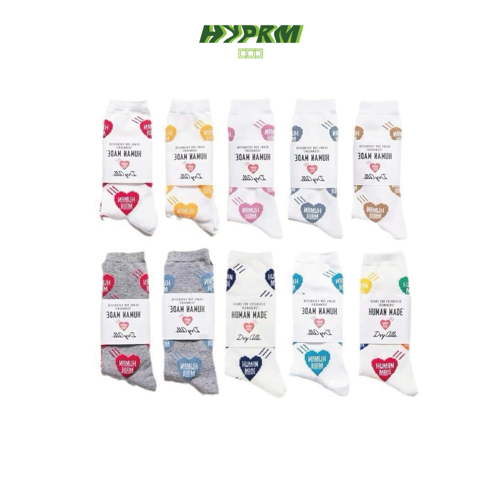 ถุงเท้ายาวแบบกําหนดเอง HUMAN MADE (1 คู่)