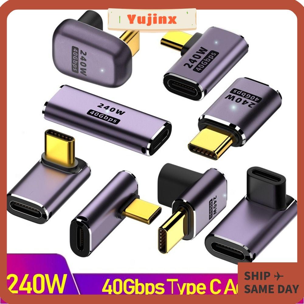 Yujinx 240W Fast Charging โทรศัพท์มือถือถ่ายโอนข้อมูลแล็ปท็อป USB C Converter