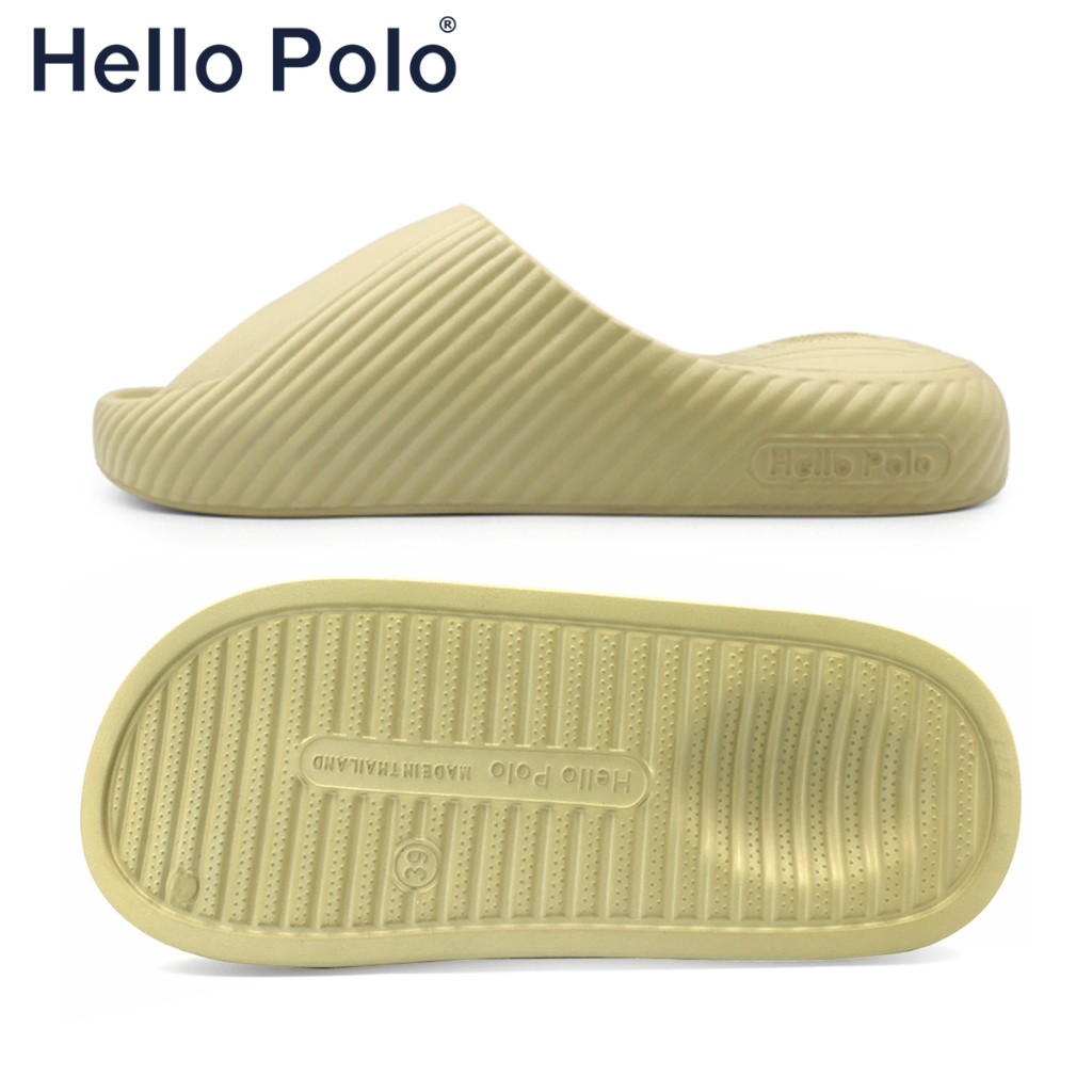 Hello Polo รุ่น HP8014 ลายอุ้งเท้าแมว รองเท้าแตะผู้ชาย ผู้หญิง พื้นหนา หนา 4cm รองเท้ายางeva รองเท้านุ่ม - รูปที่ 4