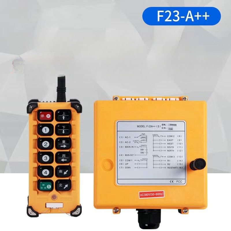 รีโมทควบคุมอุตสาหกรรม Yuding F23-a++ สำหรับเครน, รอก, รอกไฟฟ้า, เครน, รีโมทควบคุมอุตสาหกรรมสำหรับเคร