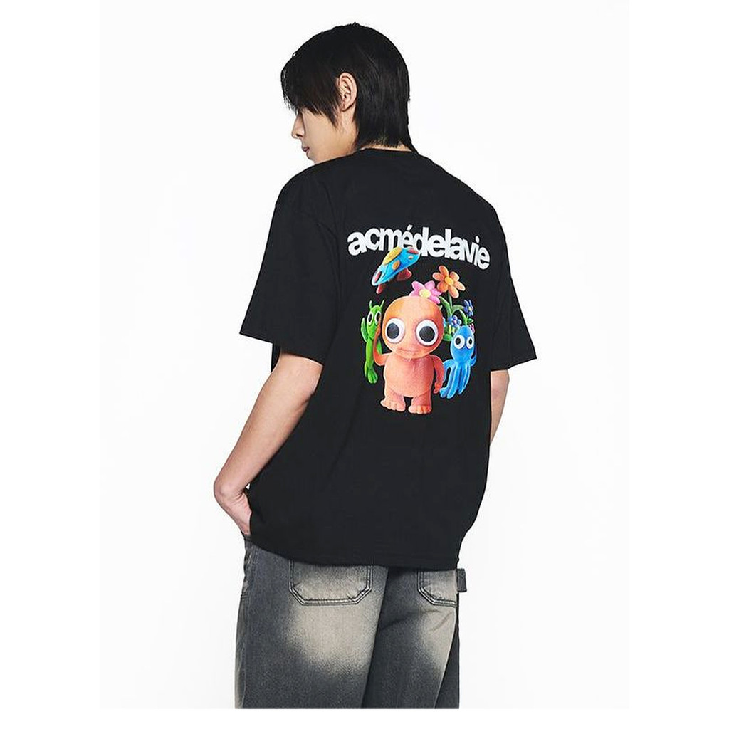 Acme de Ia vie AdIv 2025 เสื้อยืดใหม่ Alien Series Clay พิมพ์เสื้อยืดแขนสั้นคอกลม Unisex