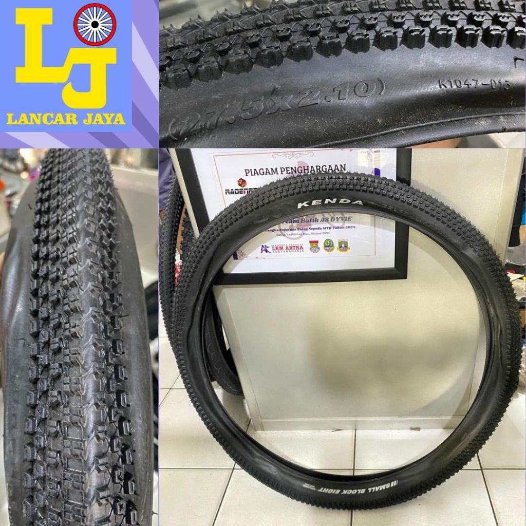 Kenda ยางนอก 27.5 27.5 X 2.10 บล็อกเล็ก K1047 650DB MTB จักรยานเสือภูเขาบนถนน OFFROAD กรวดดอกไม้เรีย