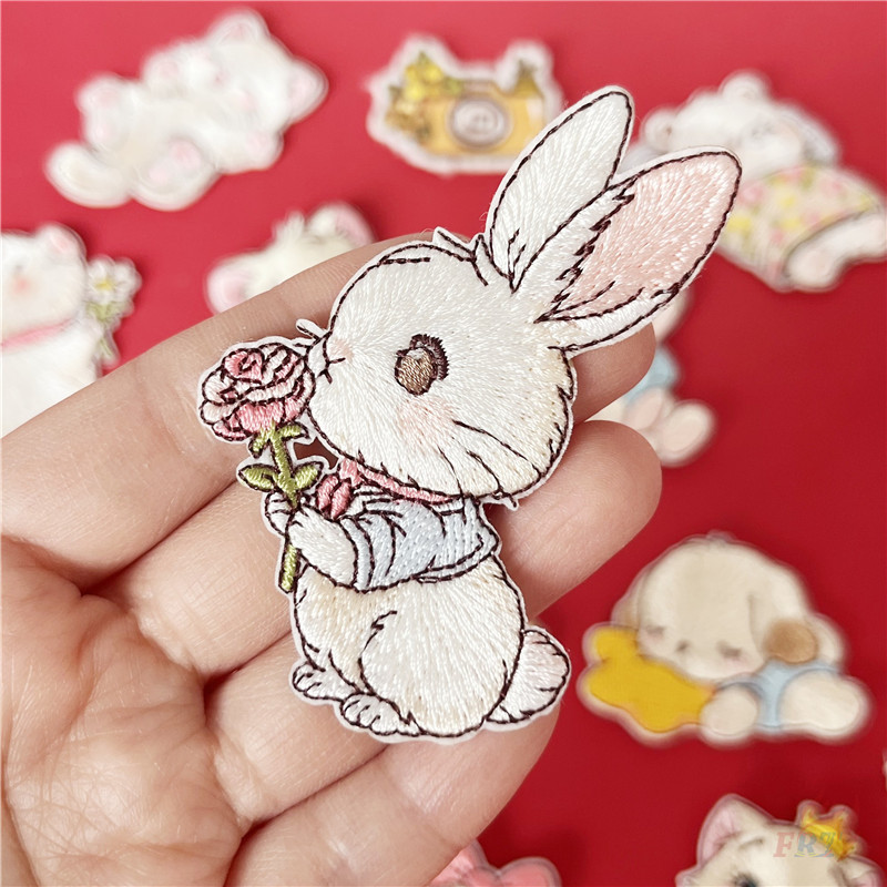 ☸ ถาม แพทช์สติกเกอร์ติดด้วยตนเองเด็กอ่อนสัตว์ ☸ 1 ชิ้น DIY เหล็กบนเย็บเสื้อผ้ากระเป๋าอุปกรณ์เสริมตกแต่งป้ายแพทช์ - รูปที่ 7