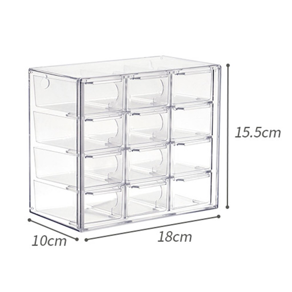 [gedonna] Mini Drawer Organizer Small Organizer with Drawer for Women Girls Earring