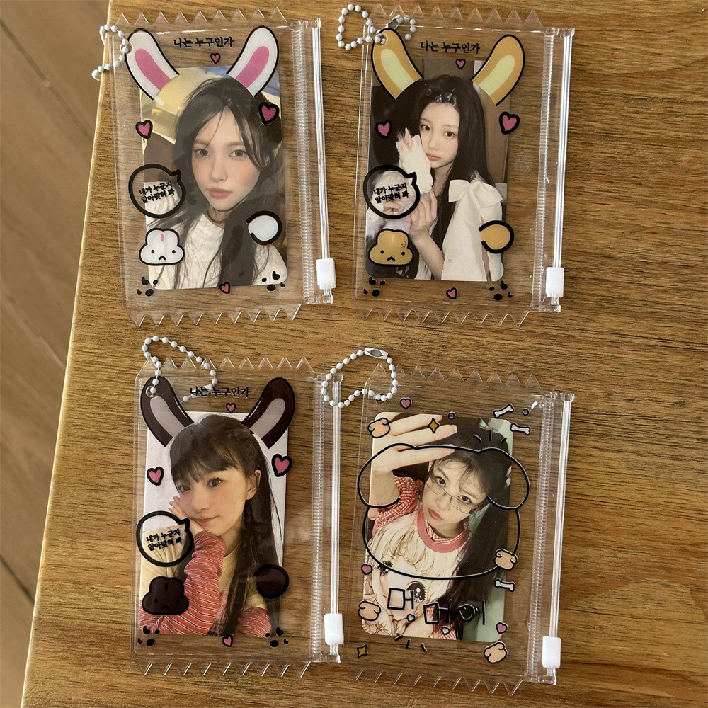 สัตว์น่ารักน้อย10เซนติเมตรบัตรขนาดเล็กซิปกระเป๋าบาร์ถุงเก็บถุงขนมผู้ถือบัตร กู่เหม่ย อุปกรณ์ประกอบฉากแสดงจี้