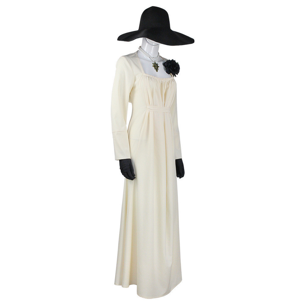 Resident Evil 8 Village Moth Vampire Lady Timi Treisco Dress คอสเพลย์ฮาโลวีน Stage Performance Dress
