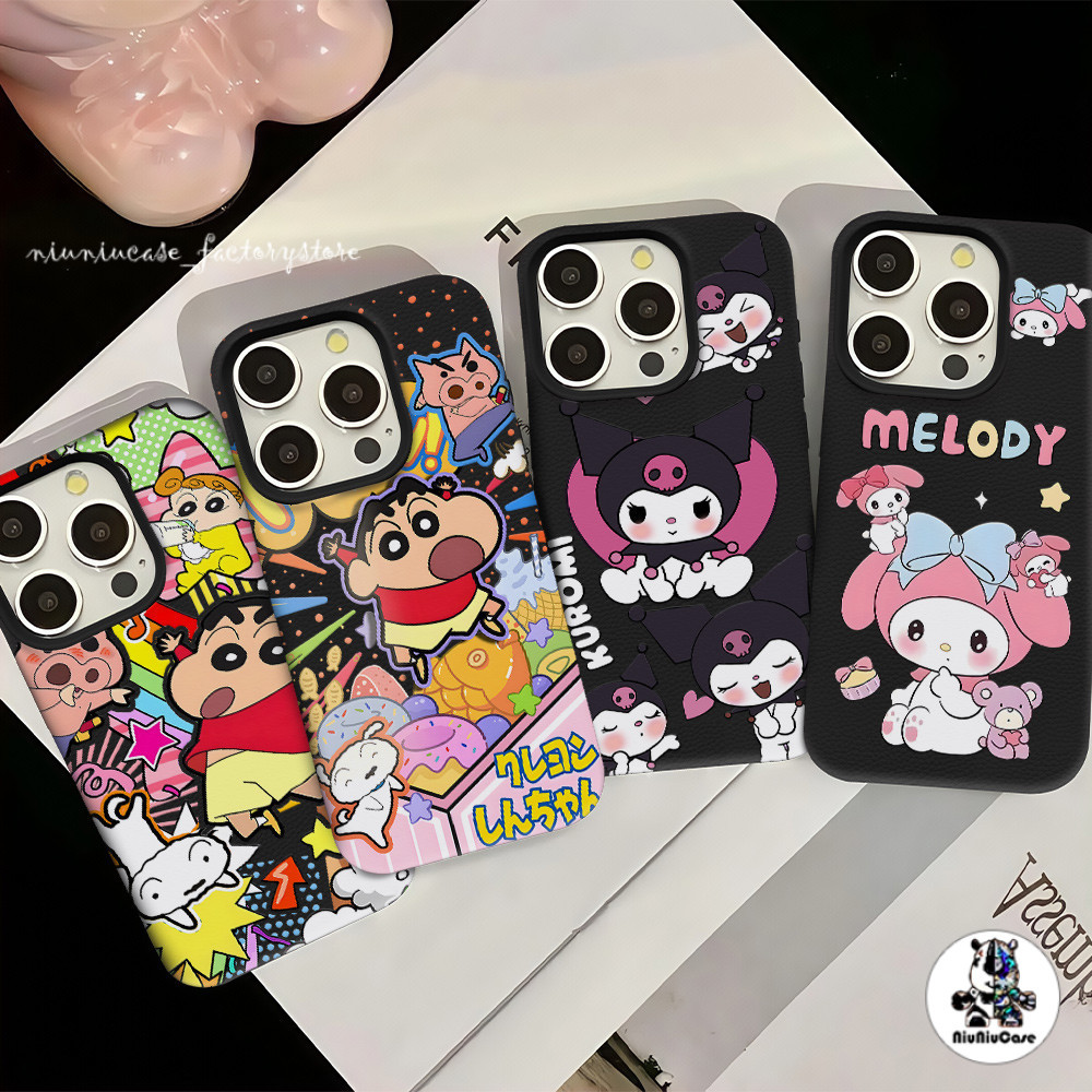 เคส For iPhone 13 เคสหนังเนื้อนิ่มสีแคนดี้ น่ารักเด็กซน For iPhone 15 16 13 14 12 11 Pro Max XS XR 7 8Plus เคสหนัง Case