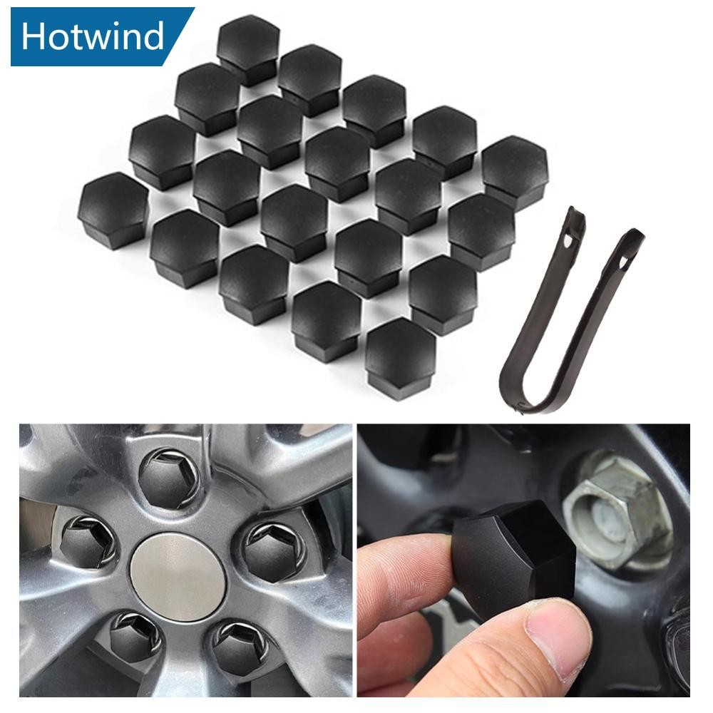 Hw 20 ชิ้น/เซ็ตรถล้อ Nut รถยางล้อ Center Nut ป้องกัน Bolt หมวกเครื่องมือสําหรับ Tesla รุ่น 3 YXS B3W
