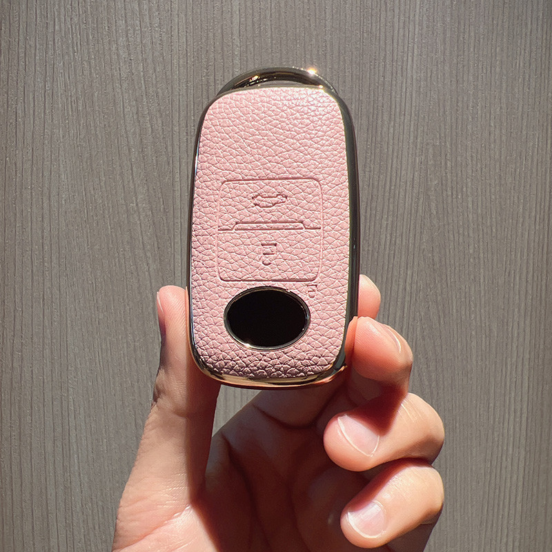 เคสกุญแจรีโมทรถยนต์ฝาครอบกุญแจรถผู ้ ถือหนัง For Toyota Yaris Cross 2023-2025 - รูปที่ 3