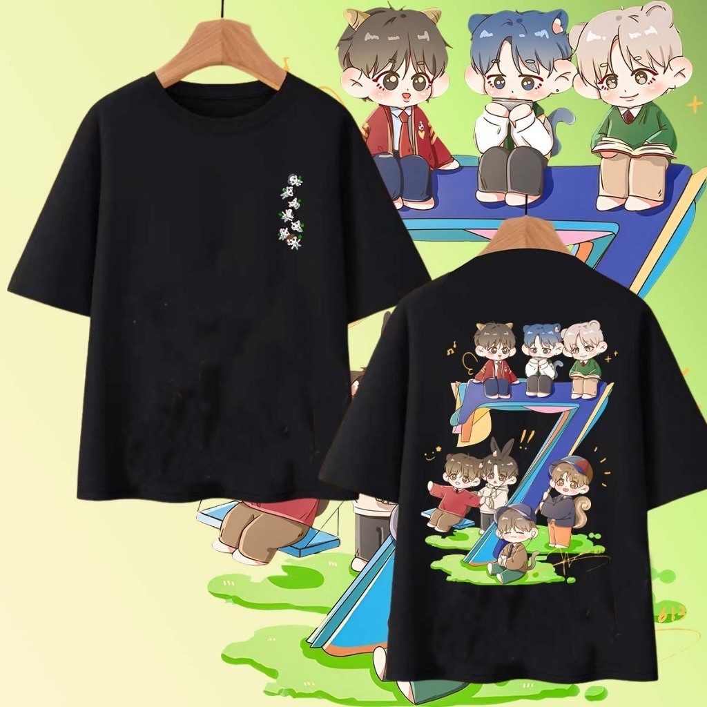new 2025 Got7 เสื้อยืด Cotton เสื้อยืดคอกลม got 7 concern เสื้อยืดแขนสั้น bambam jackson Mark Jay B YuGyeom YoungJae Ji