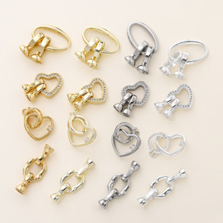 St.kunkka 2ชิ้น14 * 30mm การเก็บรักษาสีทองแท้ทองแดงหัวใจหัวเ…