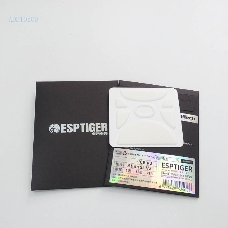 3C Esptiger Gaming Mouse Skate Ice Mice Feet Sticker สําหรับเมาส์ Atlantis V2