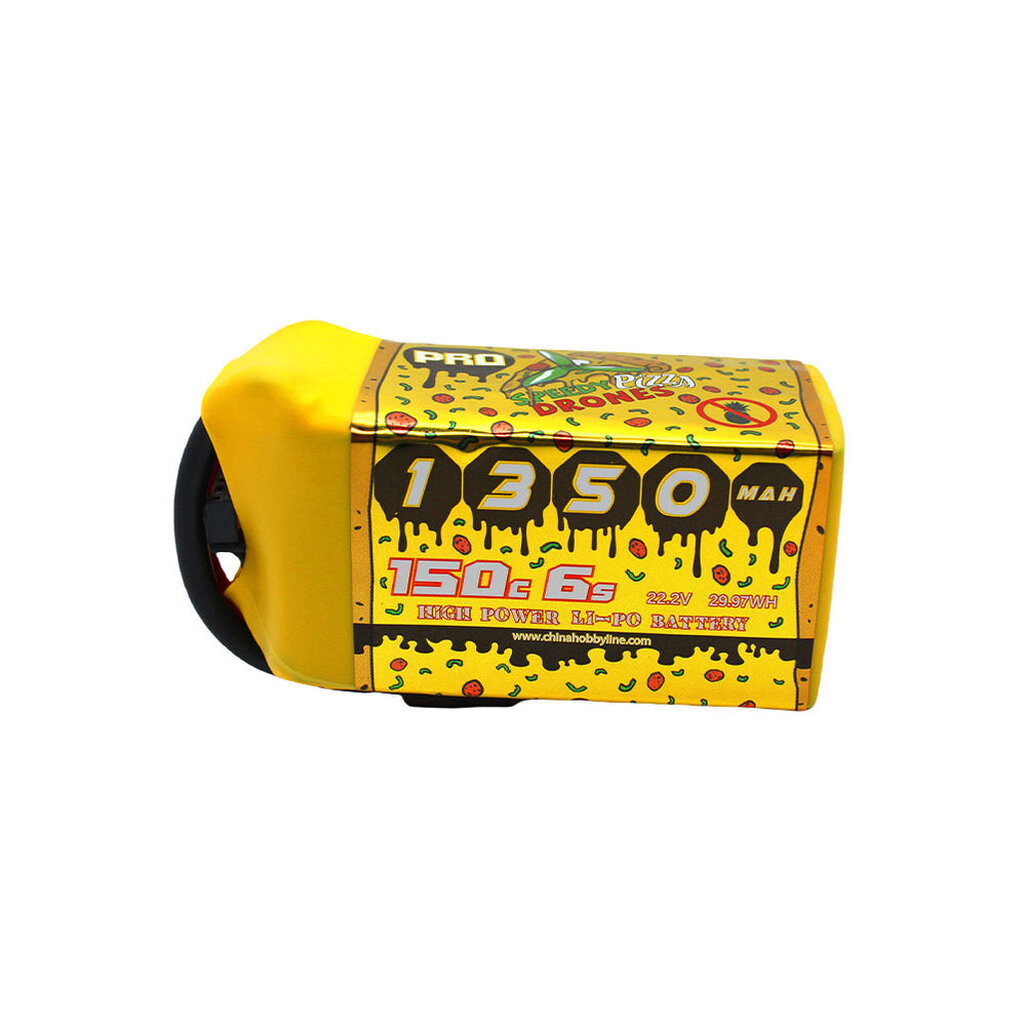 CNHL FPV Battery 22.2V 6S Speedy Pizza Series Pro & Black Series 1200-1500mAh 120C-150C Lipo with XT60 Plug