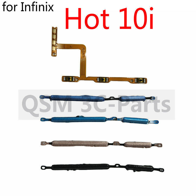 เปิดสวิตช์ปิดปุ่มปรับระดับเสียง flex สําหรับ Infinix Hot 10i X659 X659B X658B PR652B X658E PR652C