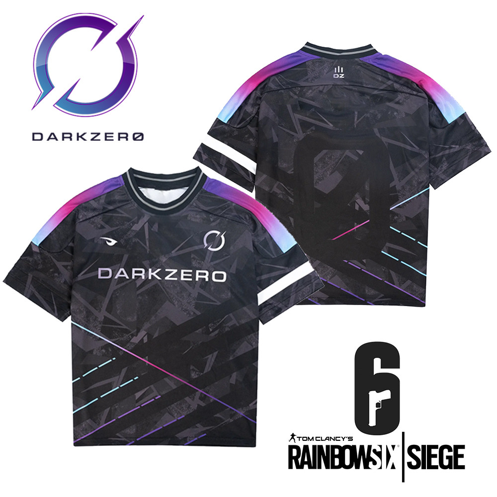 Rainbow Six Esports ทีมมืออาชีพ DarkZero Club Jersey R6 Apex เกมที่กําหนดเองชุดฝึกซ้อม