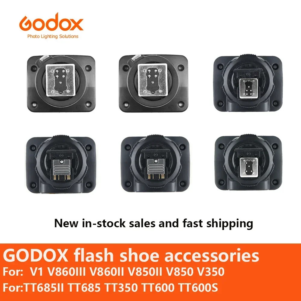 Godox TT600S V860III แฟลชรองเท้าร้อนเปลี่ยนอุปกรณ์เสริมใช้งานร่วมกับ Speedlite V1 V860II V850III V35