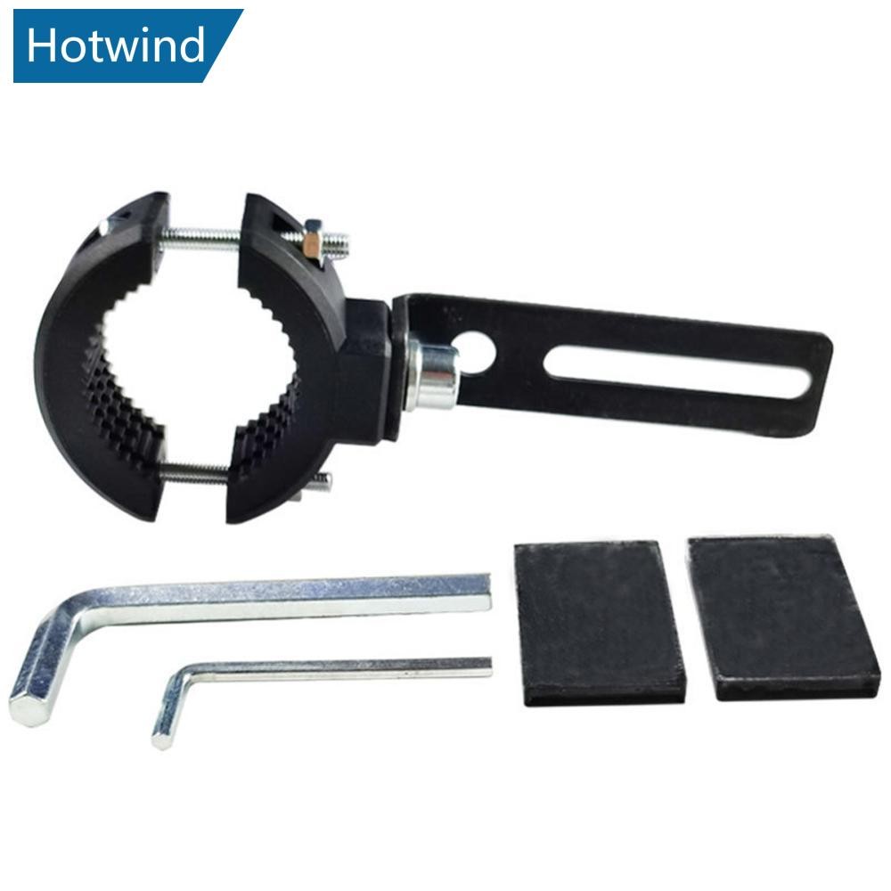 HW กันชนรถจักรยานยนต์ LED Light Brackets Spotlight เสริมโคมไฟวงเล็บหัว Light Mount Tube ดัดแปลง Clam