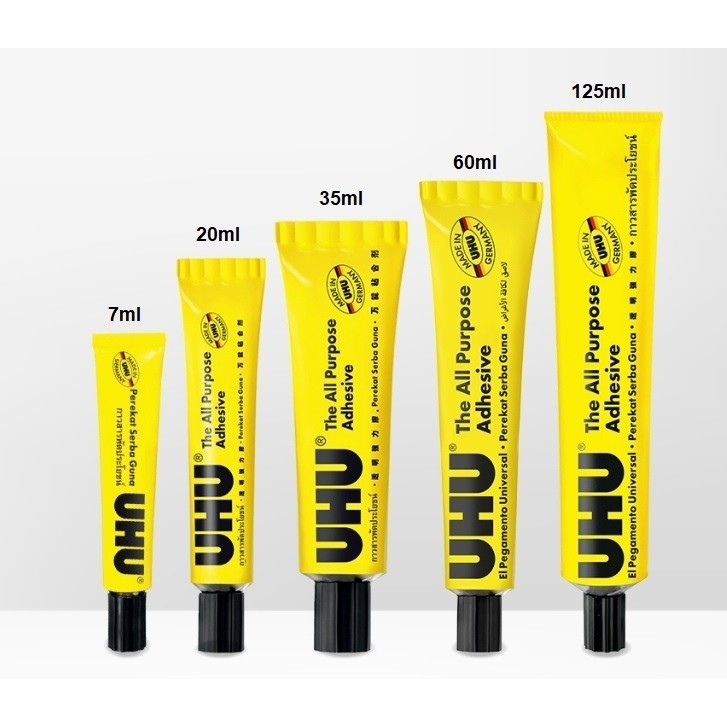 UHU กาวอเนกประสงค์ 7ml 20ml 35ml 60ml 125ml